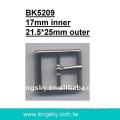 fashion metal square belt buckle for bags (#BK5209/17mm inner)